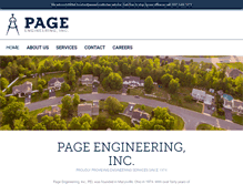 Tablet Screenshot of pageengineeringinc.com